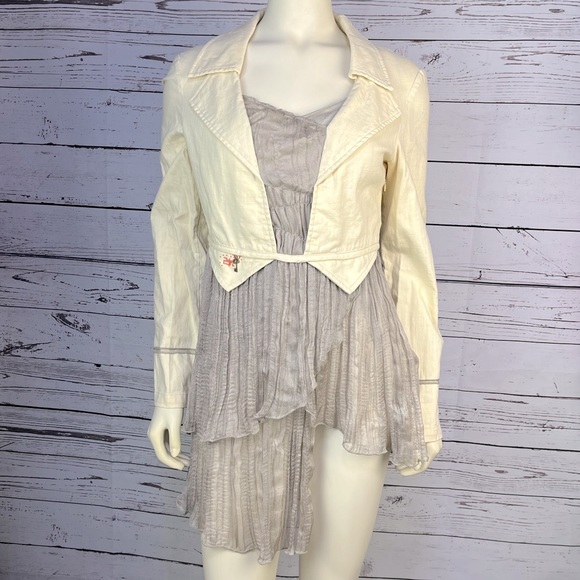 Akela Key Couture Romantic Jacket all one piece French size 38 US 6-8 - Picture 1 of 14